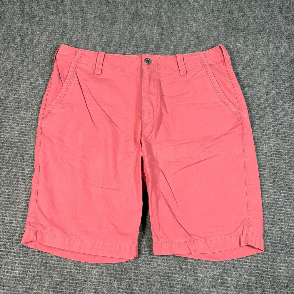 Express Chino Shorts Mens 34 Pink Excellent Cotton Casual Summer Preppy